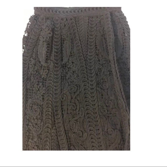 NWT $498 Kobi Halperin Courtney Crochet‎ Lace Panel Skirt [SZ 0 ] - Picture 5 of 8